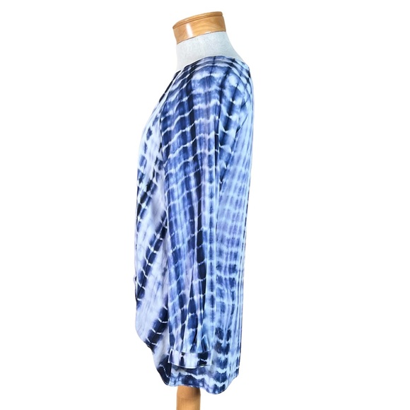 Karen Kane Women’s Lightweight Long Sleeve Tie Dye Tunic Size Small - Picture 4 of 12